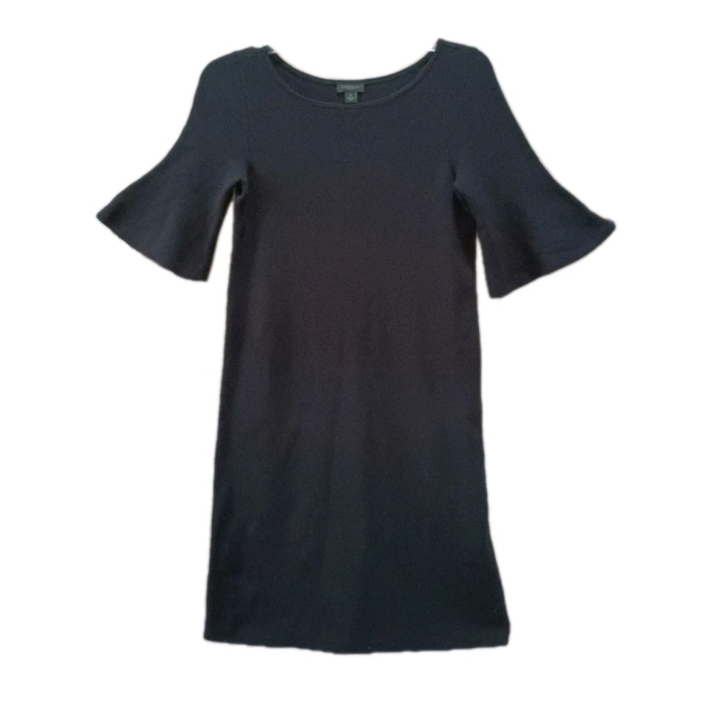 Ann Taylor Factory Shift Dress Heavy Knit Black Size XS